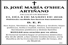 José María O'Shea Artiñano